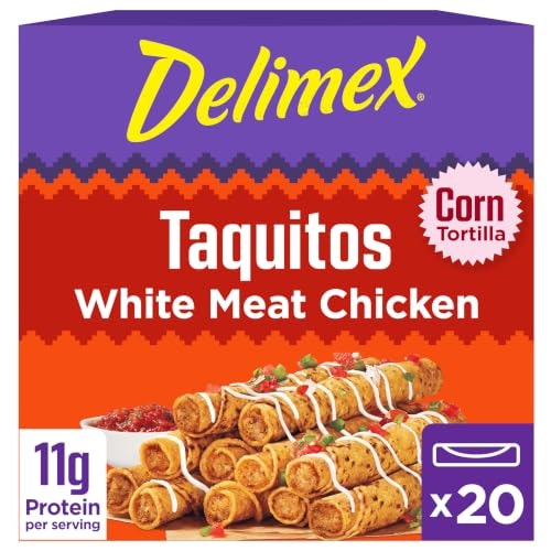 Delimex White Meat Chicken Taquitos 20-Count: $4.99