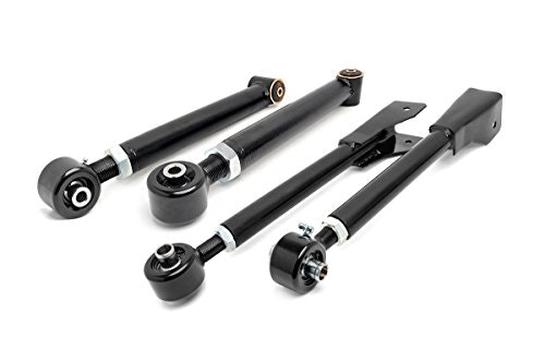 Rough Country 0-6.5-Inch Adjustable Front Control Arms for Jeep TJ/XJ/ZJ/MJ: $359.95