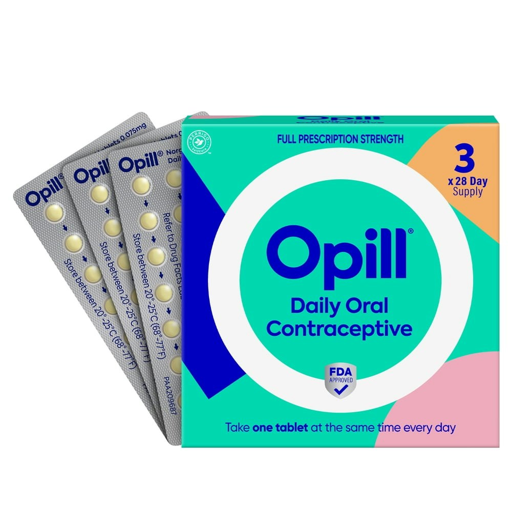 Opill Daily Oral Birth Control Pills 84-Count: $42.49 Opill Daily Oral Birth Control Pills 84-Count: $42.49