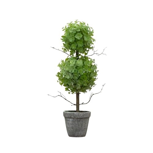 Nearly Natural 2-Foot Artificial Eucalyptus Double Ball Topiary: $34.29 Nearly Natural 2-Foot Artificial Eucalyptus Double Ball Topiary: $34.29