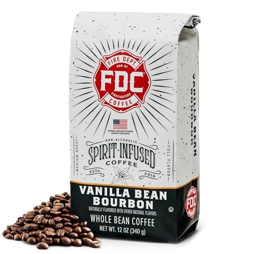 Fire Department Vanilla Bourbon Infused Whole Bean Coffee 12oz: $12.37