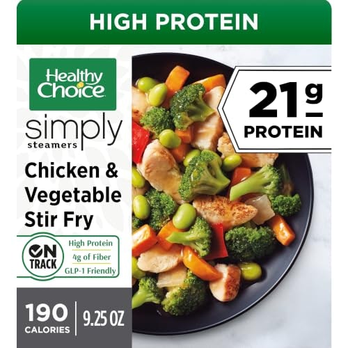 Healthy Choice Simply Steamers Chicken and Vegetable Stir Fry 9.25-oz. Frozen Meal: $3 Healthy Choice Simply Steamers Chicken and Vegetable Stir Fry 9.25-oz. Frozen Meal: $3