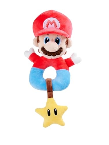 Mario Baby Activity Grabber Rattle 6-Inch Plush Toy: $10.40 Mario Baby Activity Grabber Rattle 6-Inch Plush Toy: $10.40