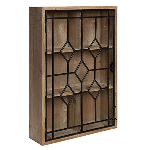 Kate and Laurel Megara Wooden Wall Hanging Curio Cabinet: $94.99 Kate and Laurel Megara Wooden Wall Hanging Curio Cabinet: $94.99