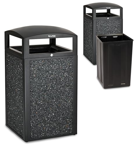 Alpine 40-Gallon Outdoor Commercial Trash Can: $626.73 Alpine 40-Gallon Outdoor Commercial Trash Can: $626.73