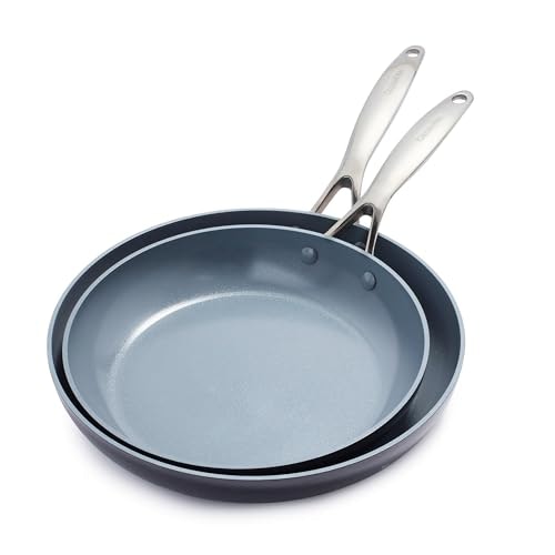 GreenPan Valencia Pro Ceramic Nonstick 10-Inch and 12-Inch Frying Pan Set: $149.94