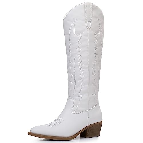 Globalwin Women's Pointed Toe Western Cowboy Boots: $17.99