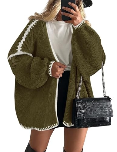 Prettygarden Women's Oversized Open Front Cardigan Sweater: $27.51 Prettygarden Women's Oversized Open Front Cardigan Sweater: $27.51