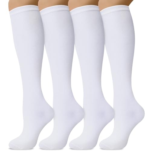 Senker Women's Cotton Knee High Socks 4-Pack: $8.05 Senker Women's Cotton Knee High Socks 4-Pack: $8.05