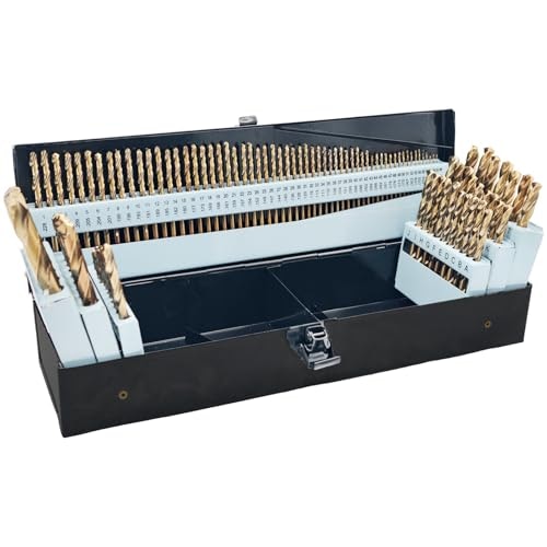 115-Piece Cobalt Jobber Drill Bit Set: $84.98 115-Piece Cobalt Jobber Drill Bit Set: $84.98