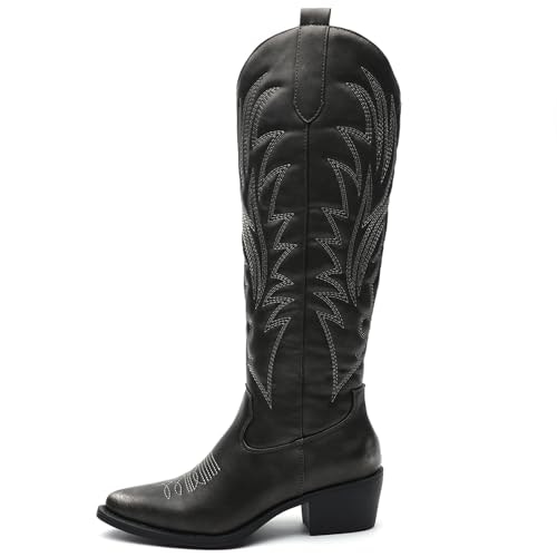 Globalwin Women's Embroidered Knee-High Western Cowboy Boots: $37.97 Globalwin Women's Embroidered Knee-High Western Cowboy Boots: $37.97