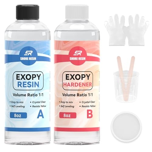Shore Resin 16-oz. Clear Epoxy Craft Kit: $8.25 Shore Resin 16-oz. Clear Epoxy Craft Kit: $8.25