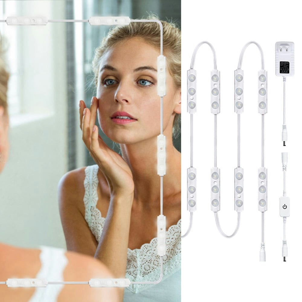Tetou 60-LED 14-Foot Dimmable Vanity Mirror Light Strip: $13.47