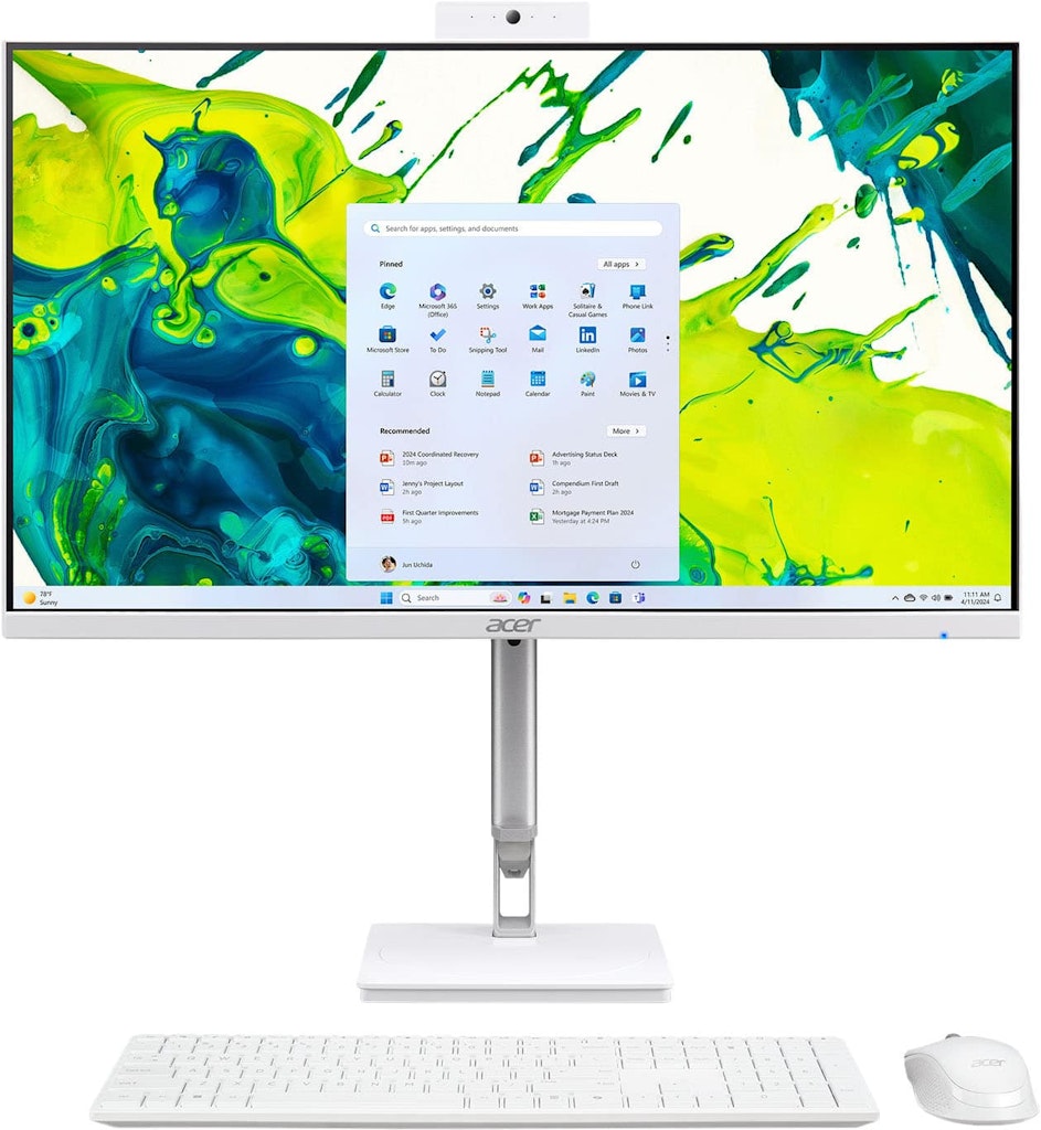 Acer Aspire C24 23.8-inch Intel Core Ultra 5 125H 16GB 512GB All-in-One Desktop: $779.99 Acer Aspire C24 23.8-inch Intel Core Ultra 5 125H 16GB 512GB All-in-One Desktop: $779.99