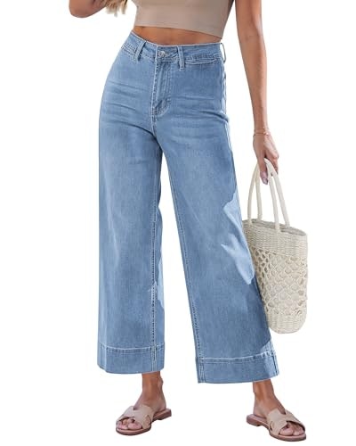 Grapent High-Rise Wide-Leg Cropped Jeans: $30.59 Grapent High-Rise Wide-Leg Cropped Jeans: $30.59