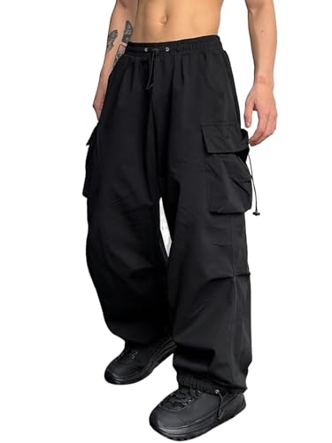 Zaful Men's Parachute Cargo Pants: $30.59