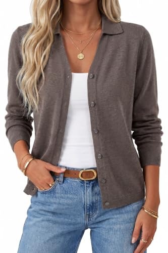 Arach&Cloz Women's Wool Collared Cardigan: $14.97 Arach&Cloz Women's Wool Collared Cardigan: $14.97