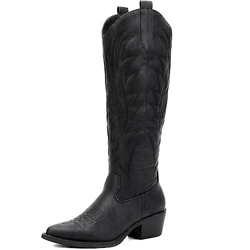 Globalwin Women's Embroidered Knee-High Cowboy Boots: $35.99 Globalwin Women's Embroidered Knee-High Cowboy Boots: $35.99