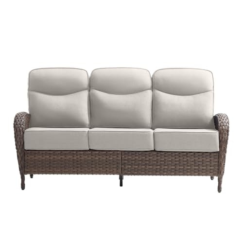 Actrest 3-Seater Outdoor Wicker Patio Sofa: $509.99 Actrest 3-Seater Outdoor Wicker Patio Sofa: $509.99