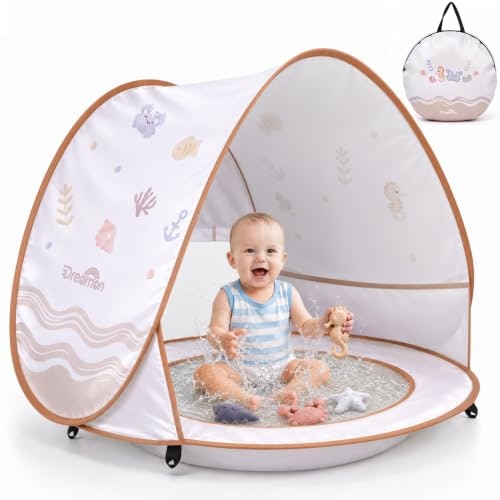 Dreamon Pop-Up Baby Beach Tent with Pool: $24.98 Dreamon Pop-Up Baby Beach Tent with Pool: $24.98