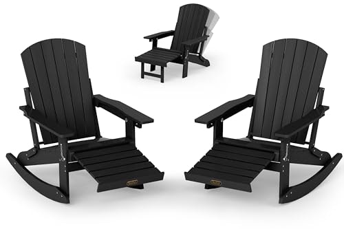 Suunyn 4-in-1 HDPE Adirondack Rocking Chair 2-Pack: $224.99 Suunyn 4-in-1 HDPE Adirondack Rocking Chair 2-Pack: $224.99