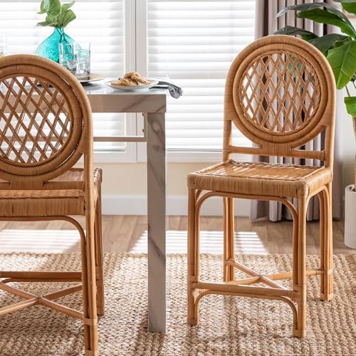 Bali & Pari Oxford Natural Rattan Counter Chair: $170.73 Bali & Pari Oxford Natural Rattan Counter Chair: $170.73