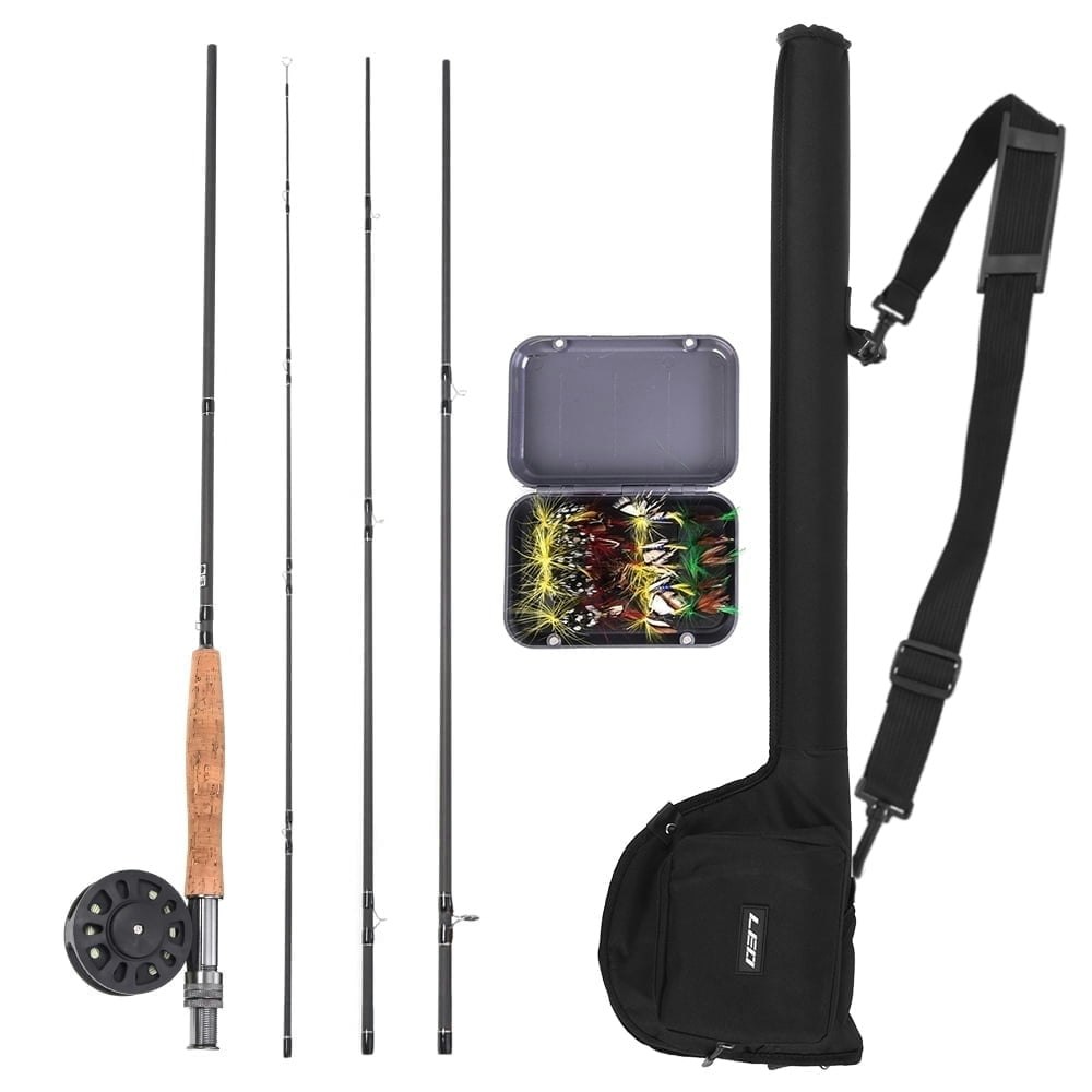 Blusea 9-Foot Fly Fishing Rod and Reel 20-Piece Starter Kit: $79.99 Blusea 9-Foot Fly Fishing Rod and Reel 20-Piece Starter Kit: $79.99