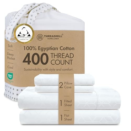 Threadmill Egyptian Cotton King Sheet Set: $66.29