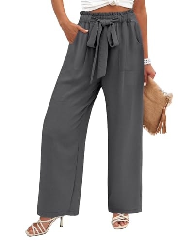 Angerella Women's High-Waisted Wide Leg Palazzo Pants: $25.58