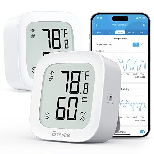 Govee H5103 WiFi Thermometer Hygrometer 2-Pack: $74.98 Govee H5103 WiFi Thermometer Hygrometer 2-Pack: $74.98