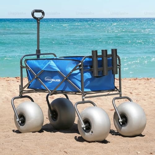 Crestwalker 13-Inch Balloon Wheel Fishing Cart: $254.99 Crestwalker 13-Inch Balloon Wheel Fishing Cart: $254.99