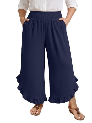Feiersi Women's Wide Leg High Waist Palazzo Pants: $16.98 Feiersi Women's Wide Leg High Waist Palazzo Pants: $16.98
