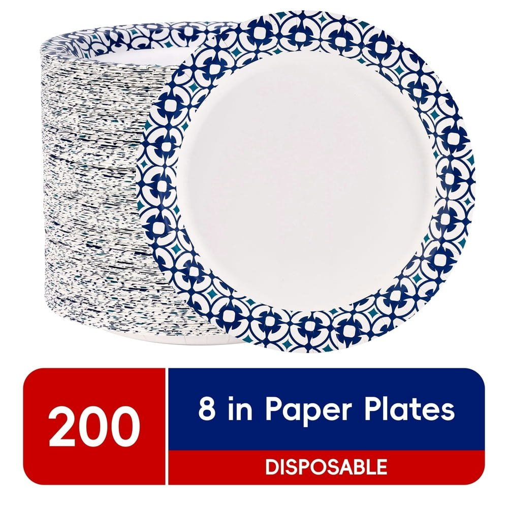 Jolly Chef 8.5-inch Paper Plates 200-Pack: $21.89 Jolly Chef 8.5-inch Paper Plates 200-Pack: $21.89