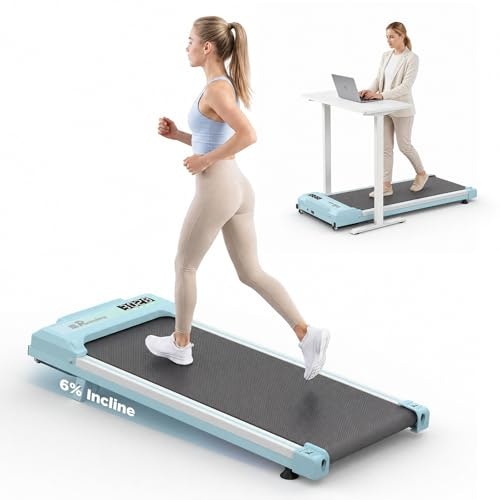 FYC 300lb Capacity Under-Desk Walking Pad Treadmill: $110.49