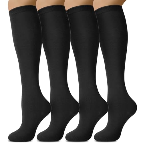 Senker Women's Cotton Knee High Socks 4-Pack: $8.05 Senker Women's Cotton Knee High Socks 4-Pack: $8.05