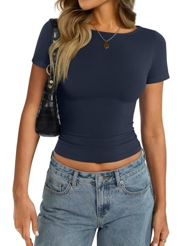 EasyGala Women's Cotton Boat Neck Crop Top: $12.74 EasyGala Women's Cotton Boat Neck Crop Top: $12.74