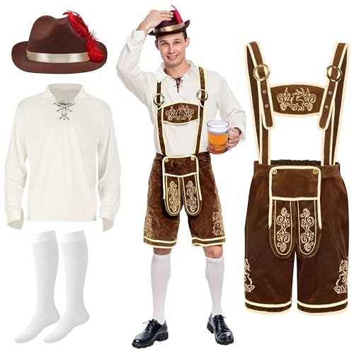 Spooktacular Creations Men's Oktoberfest Lederhosen Costume Set: $39.98 Spooktacular Creations Men's Oktoberfest Lederhosen Costume Set: $39.98