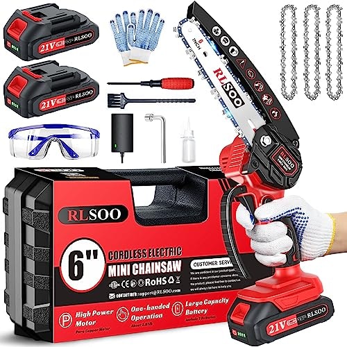 Rlsoo 6-Inch Cordless Mini Chainsaw: $33.11 Rlsoo 6-Inch Cordless Mini Chainsaw: $33.11