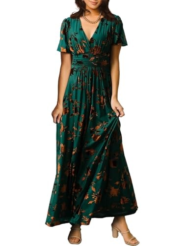 Simplee Women's Velvet Floral Maxi Dress 2-Pack: $50.99 Simplee Women's Velvet Floral Maxi Dress 2-Pack: $50.99