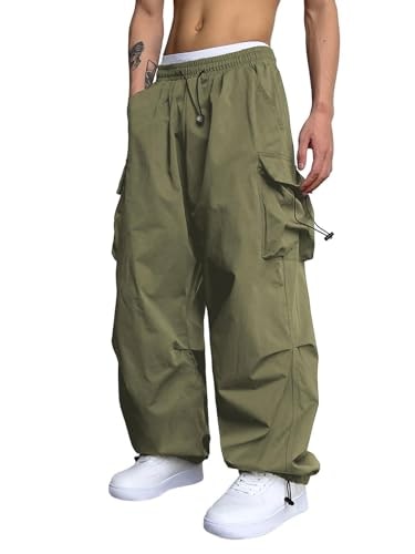 Zaful Men's Parachute Cargo Pants: $28.89 Zaful Men's Parachute Cargo Pants: $28.89
