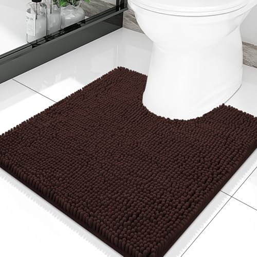 Smiry 20" x 20" U-Shaped Chenille Contour Bath Mat: $16.98 Smiry 20" x 20" U-Shaped Chenille Contour Bath Mat: $16.98