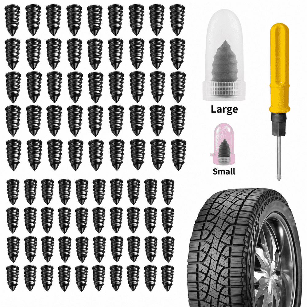 Tire Repair Rubber Nail Kit 100-Pack: $11.96 Tire Repair Rubber Nail Kit 100-Pack: $11.96