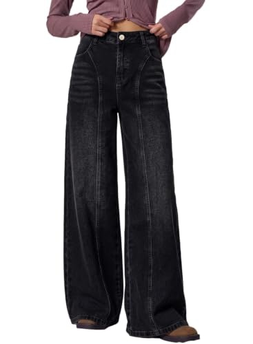 Sidefeel Women's Stretchy Wide Leg Denim Jeans: $31.98 Sidefeel Women's Stretchy Wide Leg Denim Jeans: $31.98