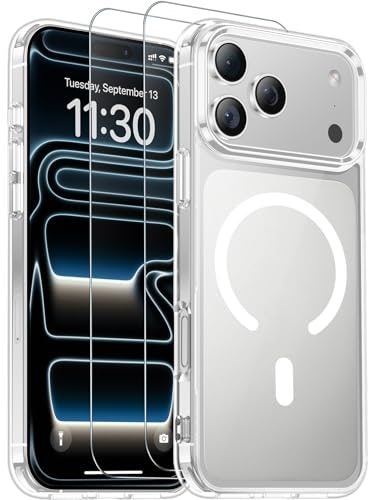 Spidercase Magnetic Clear Case for iPhone 17 Pro: $14.44