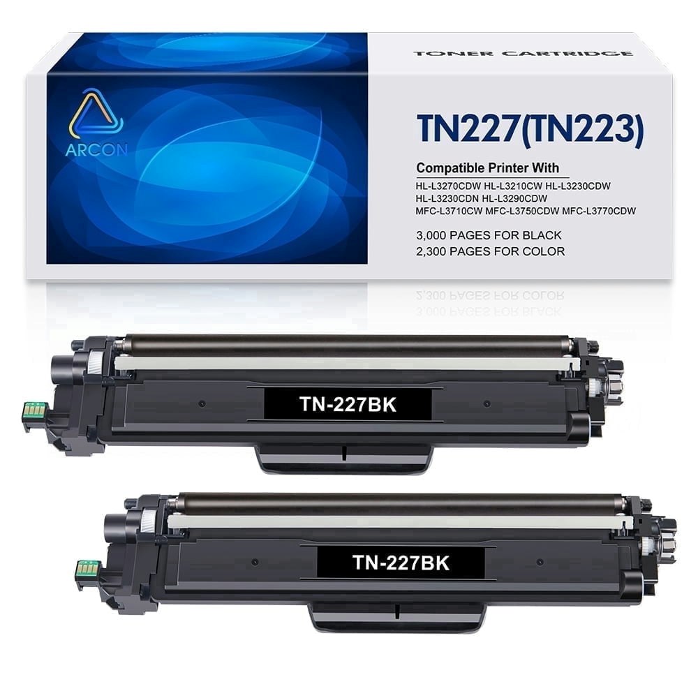 Brother TN227 Black Toner Cartridge: $21.88 Brother TN227 Black Toner Cartridge: $21.88