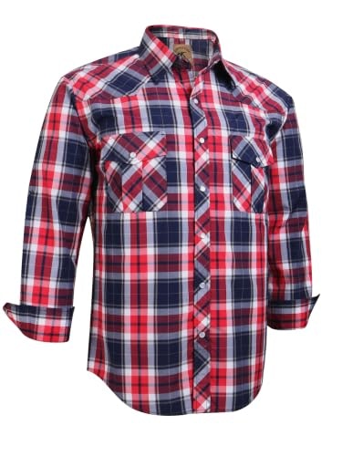 Coevals Club Men's Long Sleeve Plaid Pearl Snap Western Shirt: $26.33 Coevals Club Men's Long Sleeve Plaid Pearl Snap Western Shirt: $26.33