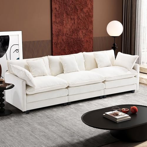 Ihanherry 111.4-Inch 3-Seater Modular Chenille Sofa: $475.99 Ihanherry 111.4-Inch 3-Seater Modular Chenille Sofa: $475.99
