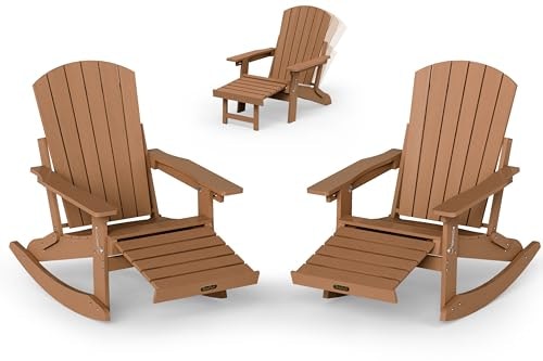 Suunyn 4-in-1 Adirondack Rocking Chair 2-Pack: $237.99 Suunyn 4-in-1 Adirondack Rocking Chair 2-Pack: $237.99