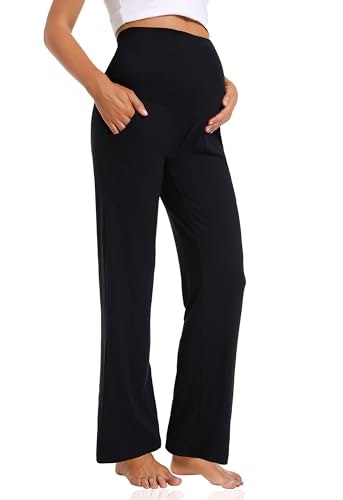 Foucome Women's Wide Leg Maternity Pants: $16.99 Foucome Women's Wide Leg Maternity Pants: $16.99