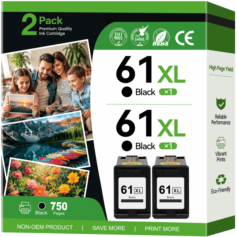HP 61XL Black Ink Cartridge 2-Pack: $25.07 HP 61XL Black Ink Cartridge 2-Pack: $25.07